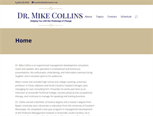 Tablet Screenshot of drmikecollins.org